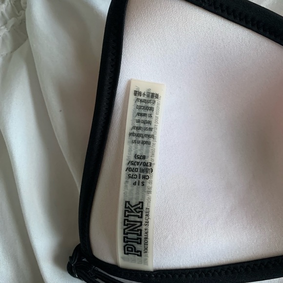 VS Pink Push Up Triangle Swim Top - Picture 2 of 3